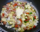 簡単！たっぷり野菜のスパムチーズ焼き作り方3写真