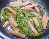 簡単！スパムの青椒肉絲作り方2写真