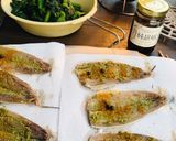 イワシほうれん草巻きトマトソース煮作り方1写真