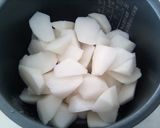 にんにくと塩で手羽元と大根の炊飯器蒸し作り方1写真