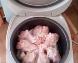 にんにくと塩で手羽元と大根の炊飯器蒸し作り方3写真