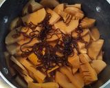 簡単!竹の子の塩昆布煮 ~お弁当にも作り方3写真