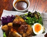 和風なデミ風ソースカツ丼♬お弁当にも作り方6写真