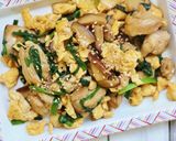 簡単!お弁当に♪鶏もも肉と卵の炒めもの作り方7写真