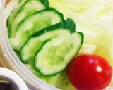 簡単つけ麺細うどん弁当作り方3写真
