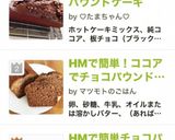 HMで簡単チョコパウンドケーキ作り方6写真