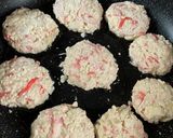 超簡単！もちもち紅生姜豆腐バーグ☾作り方2写真