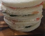 北欧風　サーモンのサンドイッチケーキ作り方9写真