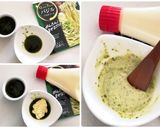 サーモンのチーズオンバジルマヨソース焼き作り方4写真