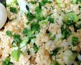 再生玉ねぎで炒めご飯作り方2写真