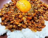 鶏ひき肉でキーマカレー作り方7写真