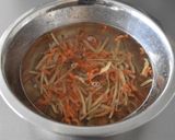乾燥野菜で簡単♪鶏ごぼうきんぴら作り方1写真