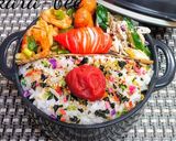 ウマい！明太オイマヨ海老もやし焼きそば作り方6写真