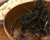やみつき♪きのこ入り豚肉汁のつけそうめん作り方6写真
