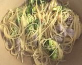 豚こまとブロッコリーのペペロンチーノ作り方7写真