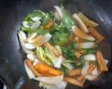 薄揚げであんかけ焼きそば 肉なし作り方6写真