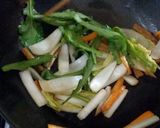 薄揚げであんかけ焼きそば 肉なし作り方5写真