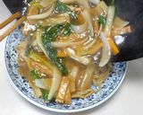 薄揚げであんかけ焼きそば 肉なし作り方8写真