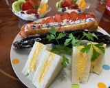 ローソンパンをデコしたブランチ♡作り方5写真