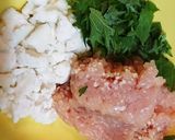 【作り置き】大葉入り鳥つくね作り方1写真