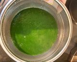 グリーンピースとほうれん草のスープ作り方5写真