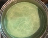 グリーンピースとほうれん草のスープ作り方6写真