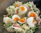 ゆで卵とベーコン入ポテサラ〜何食べ#98作り方8写真