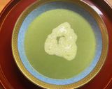 グリーンピースとほうれん草のスープ作り方9写真