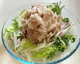 野菜いっぱい冷しゃぶポン酢サラダ作り方6写真