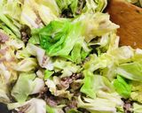 キャベツとひき肉炒め作り方13写真