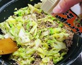 キャベツとひき肉炒め作り方15写真