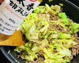 キャベツとひき肉炒め作り方16写真