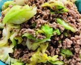 キャベツとひき肉炒め作り方17写真