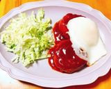 昔懐かしい♡煮込みハンバーグ4人分版作り方9写真