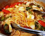 ワンパン！市販のナポリタンソースでナポリタン作り方5写真