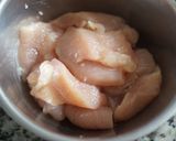 鶏胸肉のマスタードクリーム炒め作り方1写真