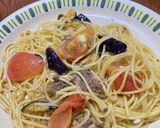 まいわし油漬トマト缶使用、簡単パスタ作り方7写真
