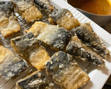 ＊さばの揚げ焼きびたし＊作り方1写真