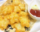いなり寿司・イカリング・餃子スープの夕飯作り方8写真