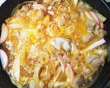 炒めて時短♪とろとろ親子丼作り方4写真