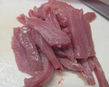 真面目に青椒肉絲^^v作り方3写真