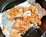 ほぐした鮭とあさりのやみつき丼ぶり作り方3写真