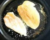 鶏ささみのソテー柚子クリームソース♪作り方2写真