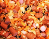 大豆とソーセージの腸活トマトスープ作り方3写真