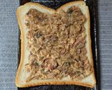 缶詰で簡単◎さば味噌ピザトースト作り方5写真