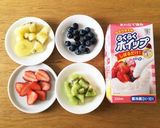 可愛い鯉のぼりのフルーツオープンサンド作り方3写真