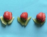 可愛い鯉のぼりのフルーツオープンサンド作り方6写真