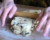 チョコとピーカンナッツ入りスコーン作り方10写真