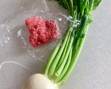 とろとろ蕪の煮ものひき肉あん作り方1写真