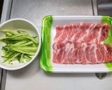 冷やし茹で豚のネギソースがけ（蒜泥白肉）作り方4写真